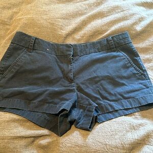 Navy J.Crew chino shorts. Size 8